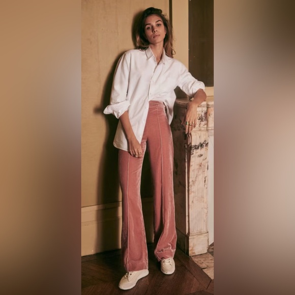 Sezane Pants - Sézane Baptiste trousers in velvet